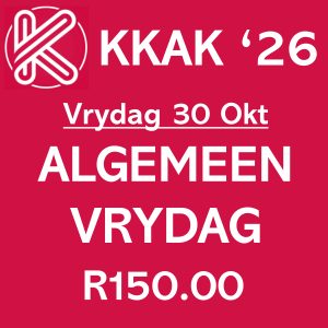 KKAK 2026 Vrydag 30 Oktober '26 - ALGEMEEN